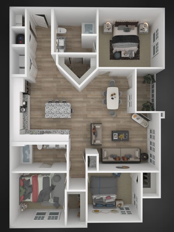 Apts in Pensacola, FL Preserve at Perdido Floor Plans